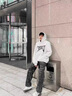 查佰倫 CHELDBAILANNC迷彩牛仔褲男情侶百搭美式復(fù)古潮流街頭迷彩寬松做舊牛仔工裝褲子 軍綠色【主圖款】 XL 曬單實(shí)拍圖