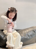 云穗水杯保溫杯女生高顏值2025新款不銹鋼大容量兒童便攜隨行吸管杯子 黑色+粉色皮套+手提繩+小花500ml 曬單實(shí)拍圖