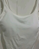 有棵樹(shù)內衣女帶胸墊吊帶小背心2025新款夏季薄外穿打底免穿文胸內搭上衣 白色 （自帶胸墊） 均碼 （90斤～140斤） 曬單實(shí)拍圖