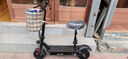 嘉陵電動(dòng)滑板車(chē)鋰電折疊電動(dòng)車(chē)36V減震代步車(chē)遙控報警防爆輪胎電動(dòng)車(chē) 黑色踏板-遙控報警-四重減震 36V碳合金-鋰電芯10Ah約35-45里 曬單實(shí)拍圖