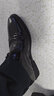 高哥增高鞋男新款正裝皮鞋商務(wù)男隱形內增高皮鞋男鞋潮鞋 四季款黑色6cm（GW917119） 42 曬單實(shí)拍圖
