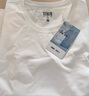 森馬（Semir）短袖t恤女短款合體顯瘦正肩內(nèi)搭25夏涼感修身打底衫109325100001 曬單實(shí)拍圖