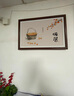 望詠新中式實(shí)木電表箱裝飾畫(huà)免打孔配電箱遮擋掛畫(huà)電閘開(kāi)關(guān)盒餐廳壁畫(huà) 柿柿如意I 60*40【遮擋長(cháng)50cm*高30cm】 胡桃色實(shí)木框【博物館級裝裱】右推 曬單實(shí)拍圖