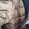 玖姿·安娜蔻【仙·羽絨】連帽白鵝絨保暖短款羽絨服女冬款 棕色 XL 曬單實拍圖