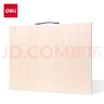 得力（deli）8K空心畫(huà)板雙面用素描水彩水粉顏料畫(huà)架板繪圖板寫(xiě)生初學(xué)專(zhuān)業(yè)藝術(shù)畫(huà)板HS913-8K學(xué)生國慶出游 曬單實(shí)拍圖