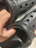 卡駱馳（CROCS）貝雅云彩女士洞洞鞋戶(hù)外休閑鞋|208186 黑色-001(含智必星) 38 (240mm) 曬單實(shí)拍圖