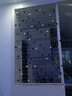 小雛菊藤球珠簾水晶隔斷成品玄關(guān)鞋柜屏風(fēng)掛簾子過(guò)道門(mén)簾臥室客廳免打孔 45條弧形水晶簾 曬單實(shí)拍圖