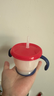 利其爾（Richell） 可按壓學(xué)飲杯兒童吸管水杯嬰兒訓練杯暢飲杯吸管杯牛奶杯漱口杯 靈動(dòng)紅 曬單實(shí)拍圖