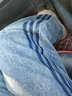 深呼吸DEEP BREATH女裝側邊造型洗水純棉高腰闊腿休閑牛仔褲女A100315 藍 M (3) 曬單實(shí)拍圖