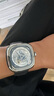 SEVENFRIDAY七個星期五 PS系列全自動鏤空機(jī)械表方形手表瑞表機(jī)械表 PS1/01 皮帶款 曬單實拍圖