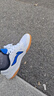 李寧（LI-NING）乒乓球鞋男女專(zhuān)用國家隊訓練款業(yè)牛筋底防滑運動(dòng)鞋 白藍43 曬單實(shí)拍圖