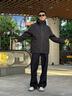 森馬（Semir）防護外套|商場(chǎng)同款中國國家地理系列羽絨服男三合一冬裝 黑色（番鴨絨）90001 M 曬單實(shí)拍圖