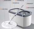 大衛旋轉拖把36cm桿伸縮99-127cm 2頭加厚拖布  D10雙驅動(dòng)免手洗 曬單實(shí)拍圖