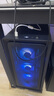 愛(ài)國者 扶搖千里 電腦機箱臺式機ATX大箱360水冷電競游戲臺式主機箱 黑色玻璃+極光ARGB風(fēng)扇（4正3反） 曬單實(shí)拍圖
