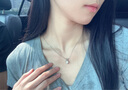 MZMZ鉑金項(xiàng)鏈女生日38女神婦女節(jié)禮物送女友老婆鉆石PT950白金首飾 鉑金999鉑金鏈+PT950鉑金吊墜 曬單實(shí)拍圖