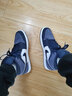 耐克（NIKE） AJ1 MID 男子中幫黑紫腳趾耐磨運(yùn)動(dòng)籃球鞋 554724-445 44 曬單實(shí)拍圖