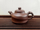 璽翰雅（ROYHOYE）宜興紫砂壺名家張泉林全手工泡茶壺家用原礦黑墩頭般若壺高檔茶器 般若壺 黑墩頭 300ml 曬單實(shí)拍圖