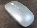 英菲克（INPHIC）M1無(wú)線(xiàn)鼠標可充電辦公藍牙三模電量顯示靜音便攜適用于惠普華碩蘋(píng)果IPAD筆記本電腦無(wú)限輕音 【無(wú)線(xiàn)-2.4G充電版-輕音按鍵】太空銀 曬單實(shí)拍圖