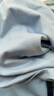 babycare純棉長袖中開爬服滿月新生兒連體衣2024秋裝哈衣 天空藍(lán) 【僅爬服】 90cm 曬單實(shí)拍圖