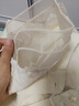 啄木鳥重工刺繡苧麻上衣女夏季新款蕾絲拼接氣質(zhì)棉麻短袖襯衫氣質(zhì)百搭 米白色 M 【建議90-110斤】 曬單實(shí)拍圖