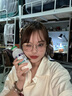 雷朋（RayBan）光學(xué)鏡架男女款不規則形高顏值近視眼鏡框0RX6503D七夕禮物 2993 淺金色鏡框 單鏡框55 曬單實(shí)拍圖