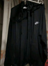 耐克（NIKE）外套男士 25春秋季新款運動(dòng)服裝連帽防風(fēng)衣開(kāi)衫衛衣針織透氣夾克 熱推/經(jīng)典黑色寬松/曬圖退5 L 【175】體重130~150斤左右 曬單實(shí)拍圖