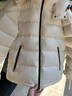 波司登（BOSIDENG）商場(chǎng)熱賣(mài)同款泡芙羽絨服男女情侶同款羽絨服外套B250243110 幻境白8625 S 160/84A 充絨量177 體重約100-110斤 曬單實(shí)拍圖