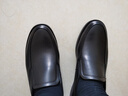 森達皮鞋男商務(wù)正裝真皮一腳蹬老人鞋休閑皮鞋 黑色25版 40 曬單實(shí)拍圖