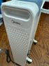 美的（Midea）【白玉】取暖器/電暖器/電暖氣家用/烤火爐/13片大面積/電熱油汀/油酊/電熱器/電熱取暖器HYX22N 曬單實(shí)拍圖