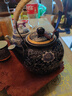 古笙記 景德鎮提梁泡茶壺套裝家用帶茶盤(pán)大容量青花瓷茶具大號中式茶杯 霽藍-提梁壺-8件套 曬單實(shí)拍圖