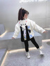 酷樂羊女童外套春秋款2025新款洋氣兒童裝小女孩長(zhǎng)耳朵連帽春裝韓版衛(wèi)衣 米白色【春秋款】 140 曬單實(shí)拍圖