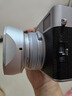 JJC 相機遮光罩 適用于富士X-100VI X100VI X100V X100F 替代LH-X100 帶轉接環(huán)支持濾鏡 鏡頭保護配件 銀色遮光罩+49mmUV濾鏡 曬單實(shí)拍圖