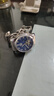 威斯凱（WSK）新款全自動(dòng)機械手表男士多功能男表鏤空飛輪夜光防水時(shí)尚潮流腕表 白鋼藍面 曬單實(shí)拍圖