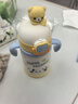 愛(ài)貝迪拉寶寶保溫水壺嬰兒奶瓶小月齡學(xué)飲兒童喝水杯吸管幼兒園水壺 【卡通保溫水壺】熊貓滾滾 350ml 曬單實(shí)拍圖