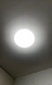 美的（Midea）LED吸顶灯卧室厨房灯儿童房过道走廊阳台灯现代简约灯具全白12W 实拍图