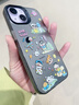圣圖朗卡通蠟筆小新適用iPhone16Promax蘋(píng)果15手機(jī)殼11 可愛(ài)搞怪14大孔磨砂plus情侶12高級(jí)感13女保護(hù)套 磨砂彩銀殼-春日紅綠燈小新 iPhone 14 曬單實(shí)拍圖