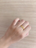 周六福莫比烏斯古法黃金戒指女生日禮物計價(jià)A0213621活口14號約3.43g 曬單實(shí)拍圖
