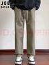 JEEP SPIRIT吉普休閑褲男褲子男士秋冬季直筒闊腿高端運動(dòng)衛褲潮流美式長(cháng)褲 曬單實(shí)拍圖