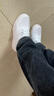 李寧（LI-NING）休閑鞋男子小白鞋復古潮流低幫舒適透氣耐磨運動(dòng)休閑板鞋子男 曬單實(shí)拍圖