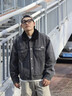 Calvin KleinJeans25秋季新男士美式復古ck仿羊羔絨翻領(lǐng)潮殼牛仔外套4RD782G 0XY-牛仔灰 L 曬單實(shí)拍圖