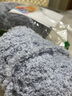 帝行（DIXING）圍巾毛線編織diy手工制作珊瑚絨粗毛線團(tuán)手織小熊圍脖送男女朋友 淺灰【3團(tuán)線+竹針+米色小熊貼】 曬單實(shí)拍圖