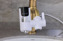 夏普電熱水龍頭 接駁式免安裝 快速加熱廚房冷熱廚房寶 快速加熱廚寶小型電熱即熱小廚寶水龍頭熱水寶 3000W接駁式珍珠白+漏電保護插頭+自行安裝 曬單實(shí)拍圖
