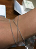銀時(shí)代 S925銀項鏈女銀配鏈單鏈子無(wú)吊墜鎖骨鏈細鏈裸連素鏈盒仔鏈時(shí)尚 18寸瓜子鏈 曬單實(shí)拍圖
