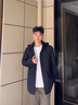 金利來(lái)【抑菌白鵝絨】秋冬新款羽絨服男中長(cháng)款連帽顯瘦厚保暖外套 藏藍-95 M 170/88A 推薦120-130斤 曬單實(shí)拍圖