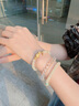 Eclater好運蓮蓮國潮復古中國風(fēng)和田玉古法金福牌串珠純銀手鏈新年禮物 好運福蓮手鏈 優(yōu)質(zhì)和田玉/999純銀/配證書(shū) 曬單實(shí)拍圖