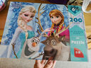 迪士尼（Disney）200片兒童拼圖玩具 冰雪奇緣公主家居裝飾盒裝拼圖生日禮物禮品 曬單實(shí)拍圖