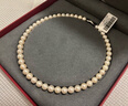 京潤(rùn)珍珠項(xiàng)鏈靜婉淡水珍珠項(xiàng)鏈近圓有瑕大點(diǎn)位全珠鏈生日禮物 9-10mm 45cm 合金插棒扣 曬單實(shí)拍圖