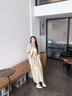 卓詩(shī)尼包頭半拖鞋女2025年夏季新款韓版溫柔仙女風(fēng)方頭穆勒鞋平底涼鞋子 米白色 37 曬單實(shí)拍圖