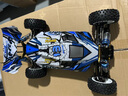 偉力金屬專業(yè)rc遙控車短卡越野高速四驅(qū)競速賽車合金車男孩成人玩具車 36cm沙漠卡-活力藍(lán) 曬單實(shí)拍圖