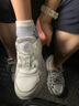 江博士學(xué)步鞋運動鞋秋季男女童小白鞋旋鈕扣兒童鞋2B16A1050AX白色32碼 曬單實拍圖